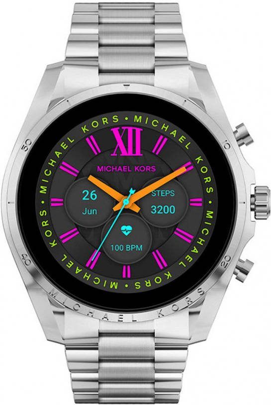 Michael Kors Gen 6 Bradshaw Display Smartwatch MKT5139 zilverkleurig