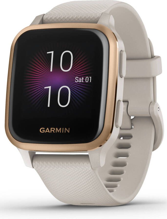 Garmin Smartwatch Venu Sq Music Edition(Licht Zand )