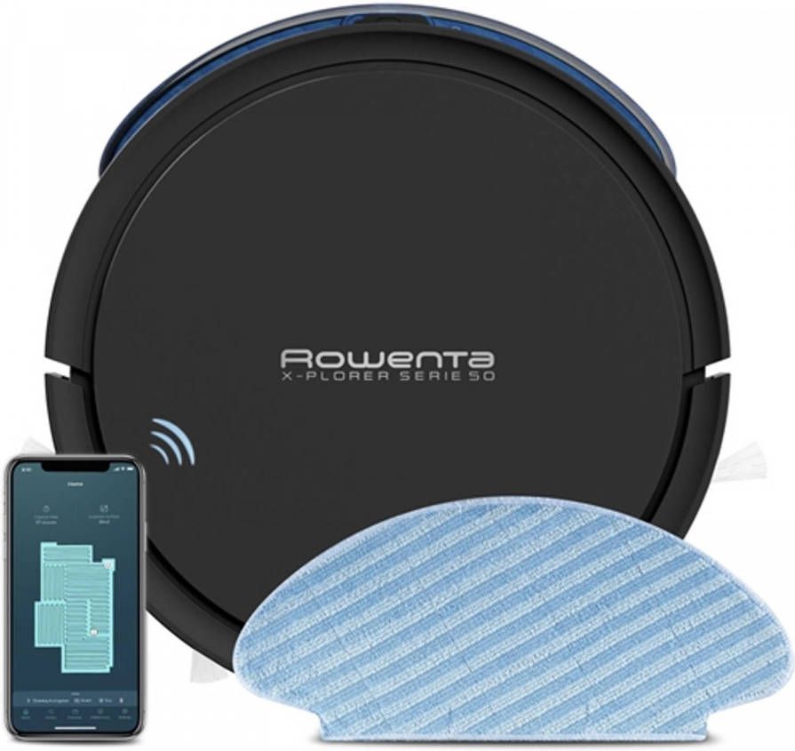 Rowenta Robotstofzuiger X plorer Serie 50 Rr7375(Zwart )