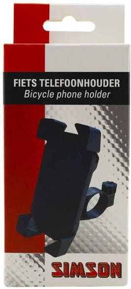 Simson Telefoonhouder fiets Zwart