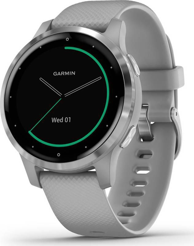 Garmin Vivoactive 4s Multisport Gps smartwatch Zilver Poedergrijs