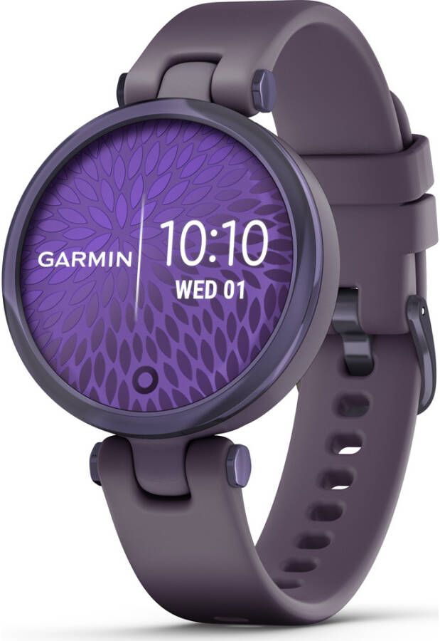 Garmin smartwatch Lily Sport Midnight Orchid(Donkerpaars )