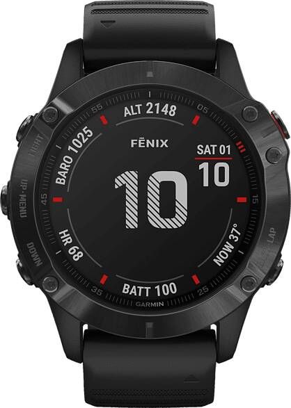 Garmin Fenix 6 Pro Smartwatch 010 02158 02 Donkergrijs/Zwart