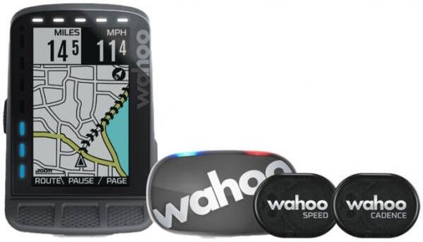 Wahoo Fitness ELEMNT ROAM GPS Stealth Bundel Fiets Computer