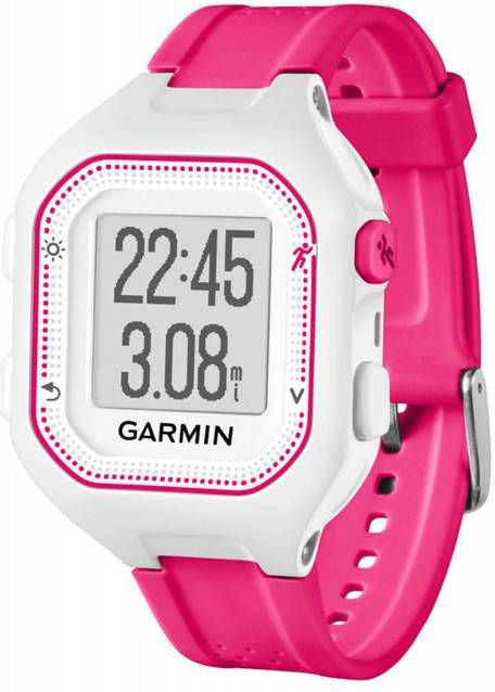 Garmin sporthorloge FORERUNNER 25 DAMES ROZE/WIT
